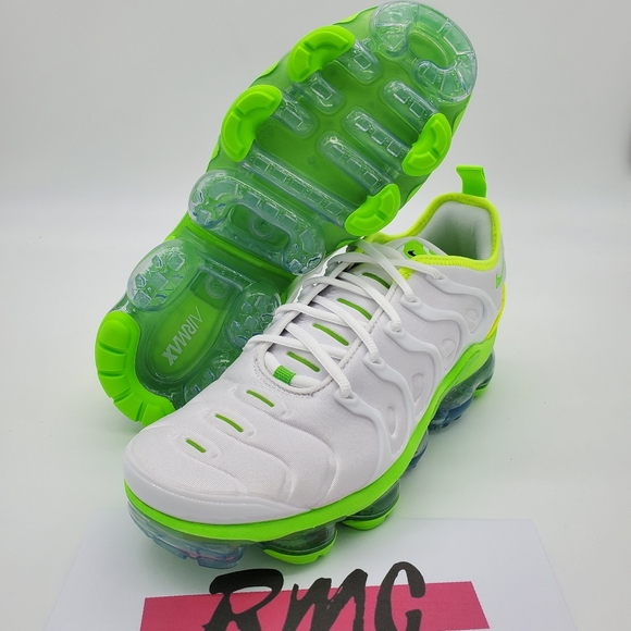 Nike Air VaporMax Plus Tennis Ball White Electric - Picture 9 of 9